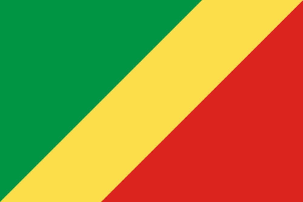 Flagge Kongo-Brazzaville