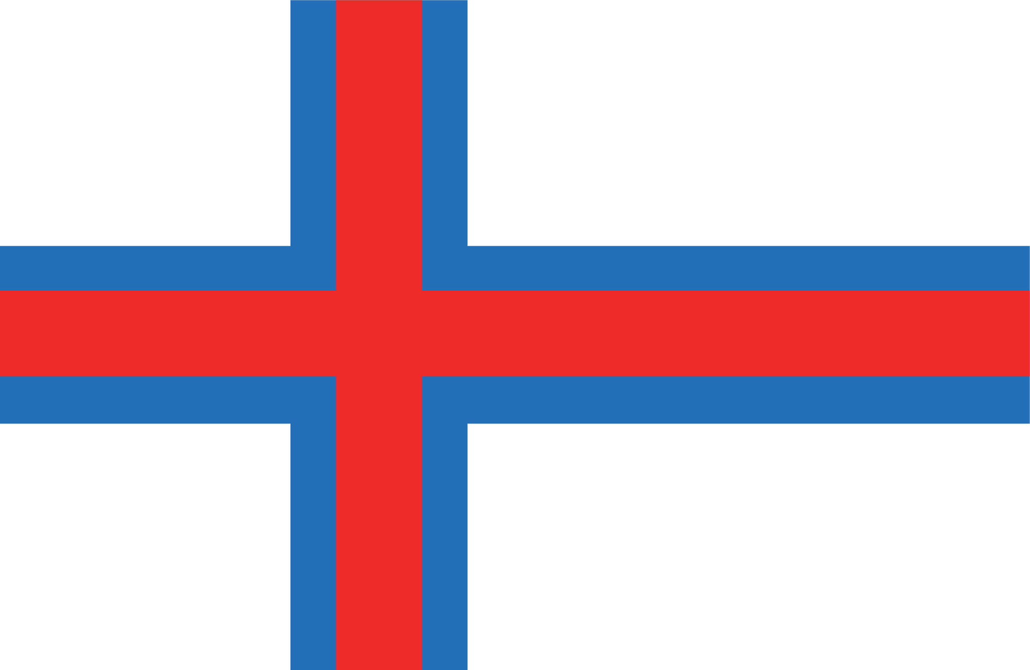 Flagge der Färöer-Inseln