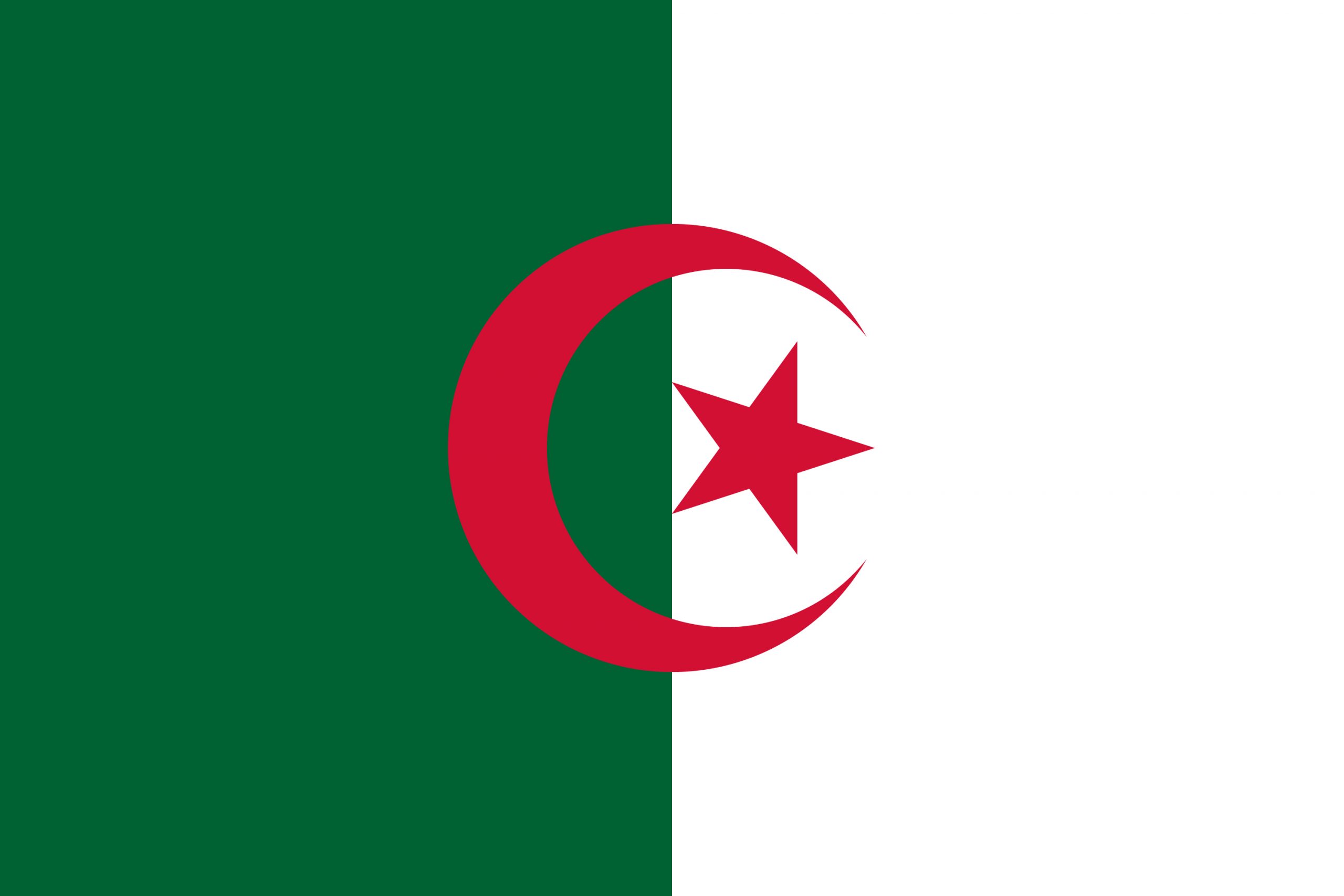 Algerischen Flagge Abbildung Und Bedeutung Flagge Von Algerien Country Flags