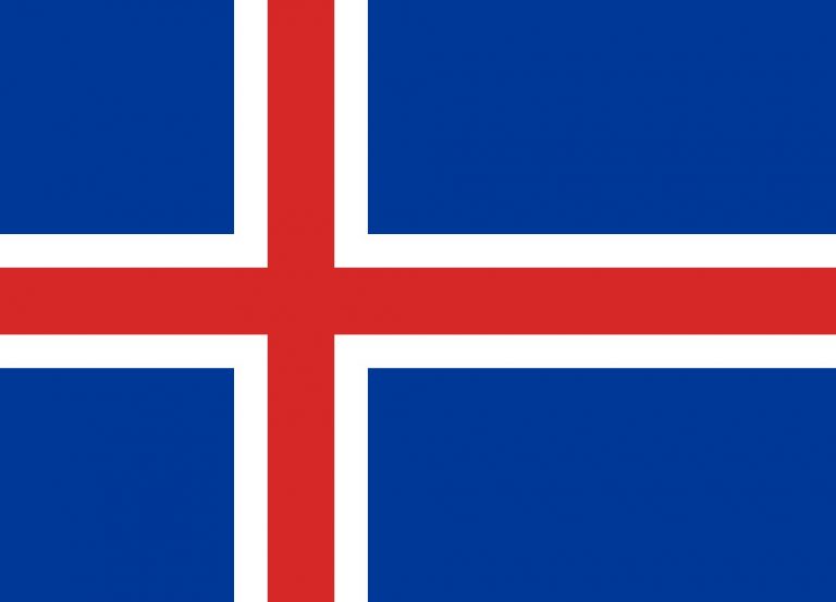 Isländische Flagge Abbildung und Bedeutung Flagge von Island Country flags