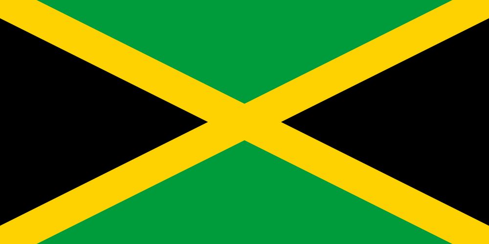 Schlüsselanhänger Jamaika Flagge Fahne