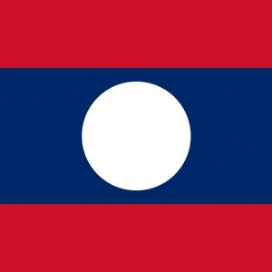 Laos vlag package