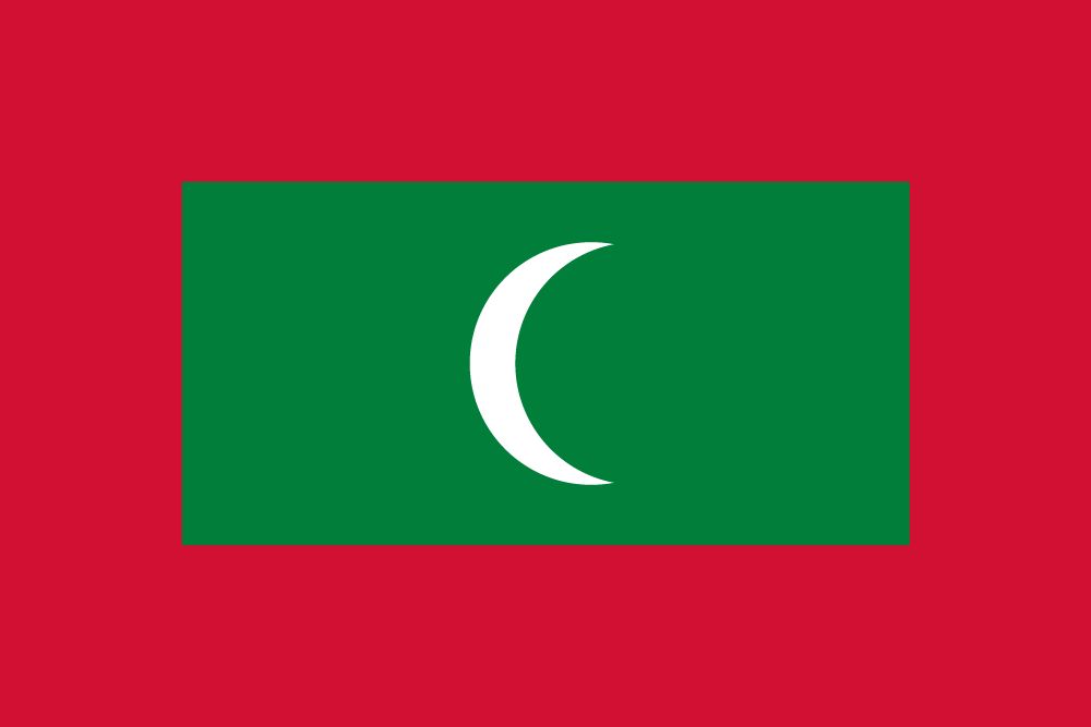 Drapeau Maldives