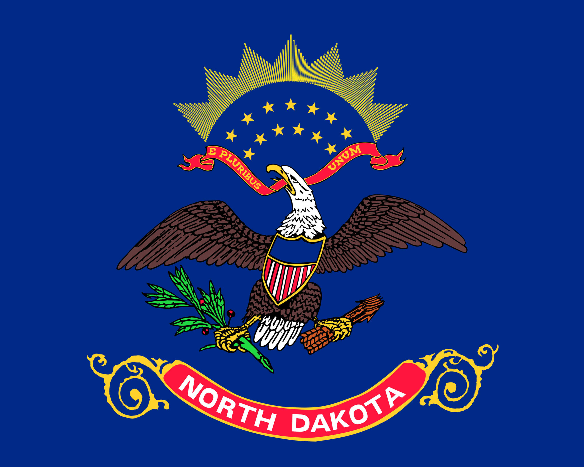 Vlag van North Dakota