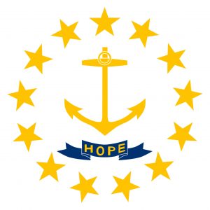 Set complet drapeau Rhode Island