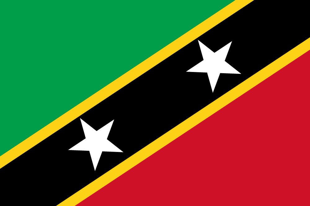 Flagge St Kitts und Nevis