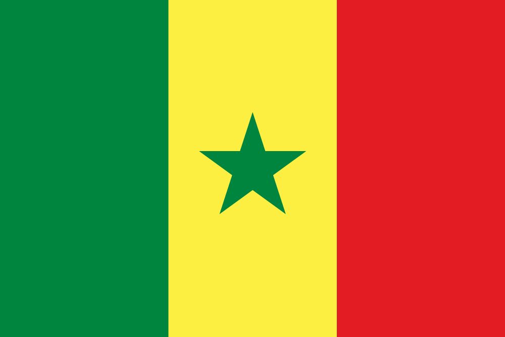 Senegalesischen Flagge Abbildung Und Bedeutung Flagge Von Senegal Country Flags