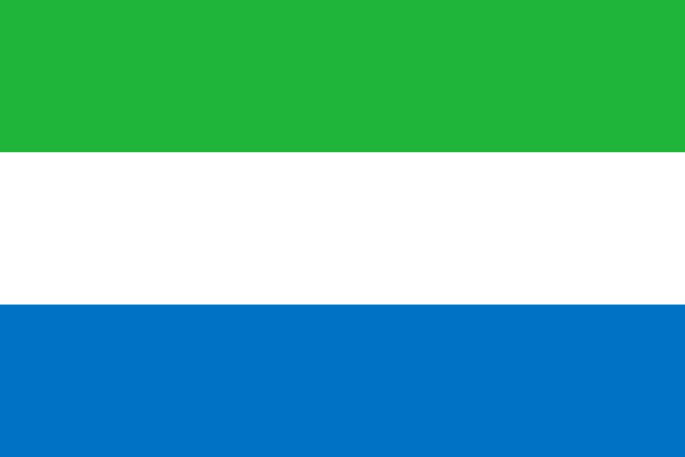 Flagge Sierra Leone