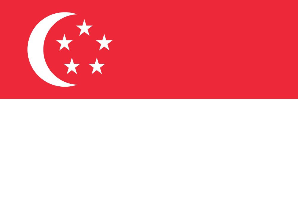 Flagge Singapur