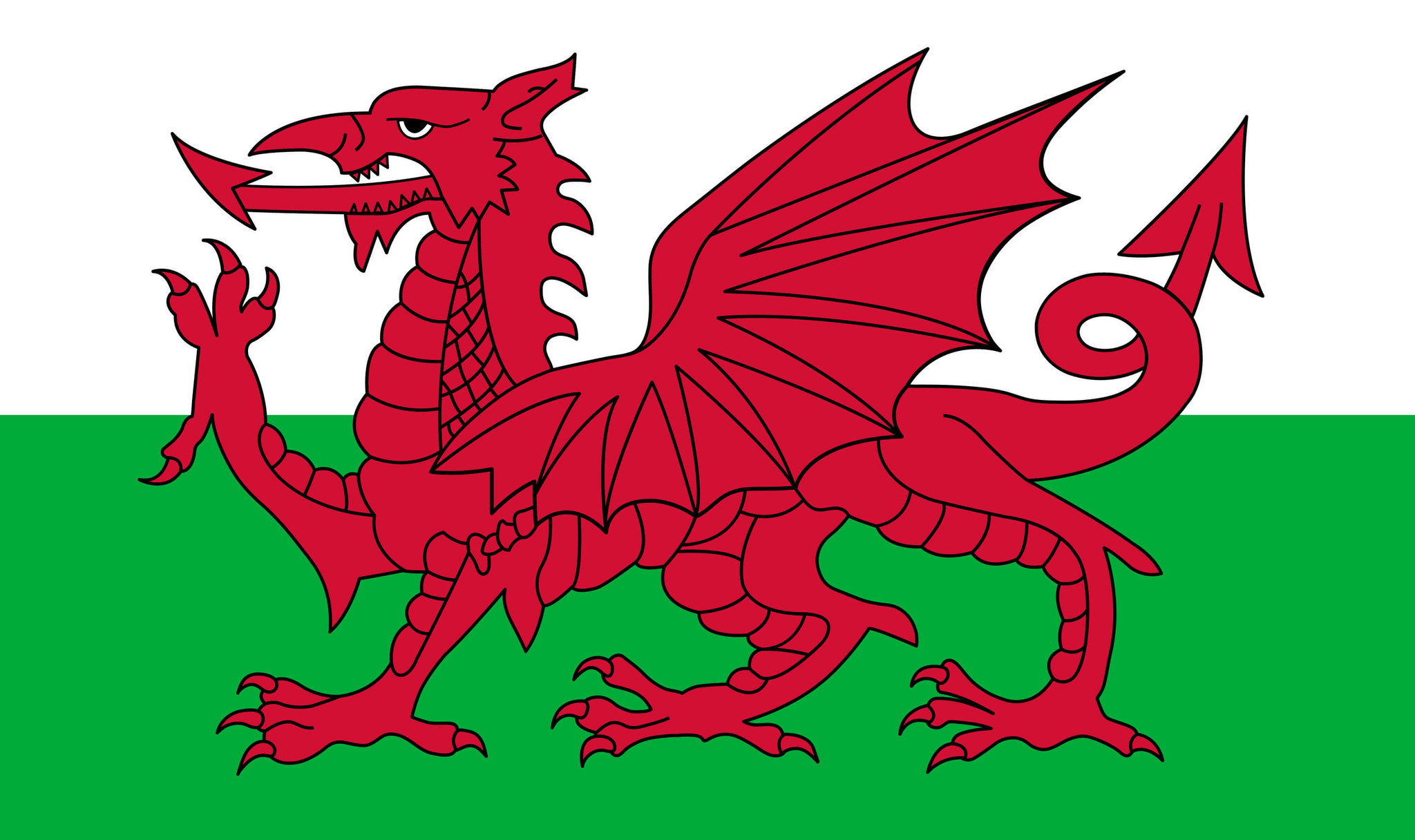 Flagge von Wales