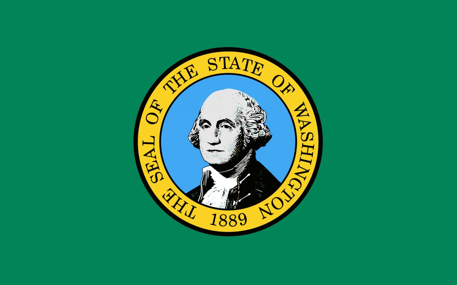 Flag Of Washington Image And Meaning Washington Flag Country Flags