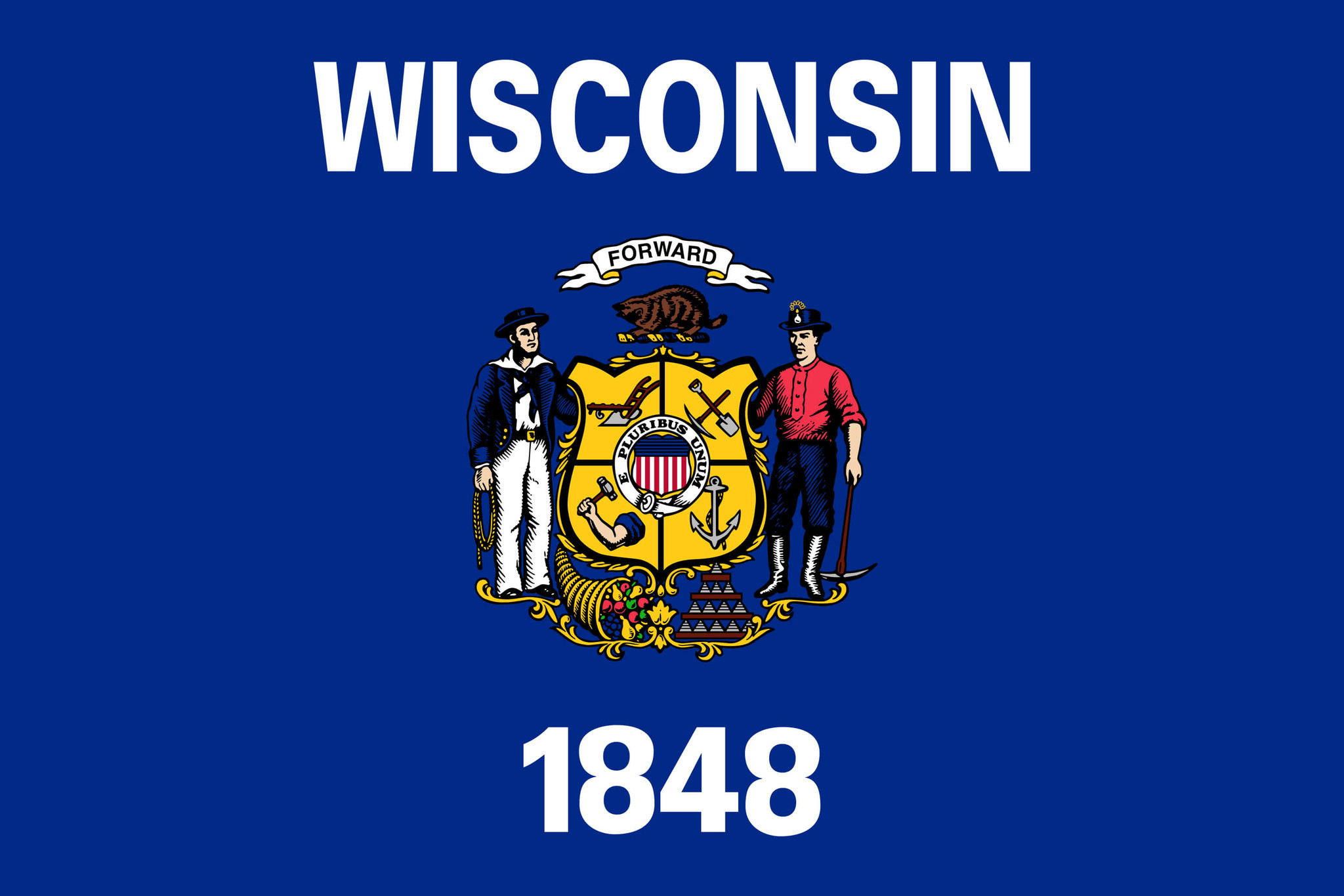 Drapeau du Wisconsin